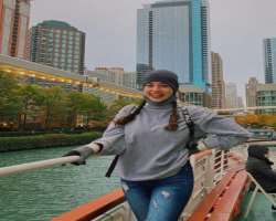 The star visited Chicago in October of 2020.